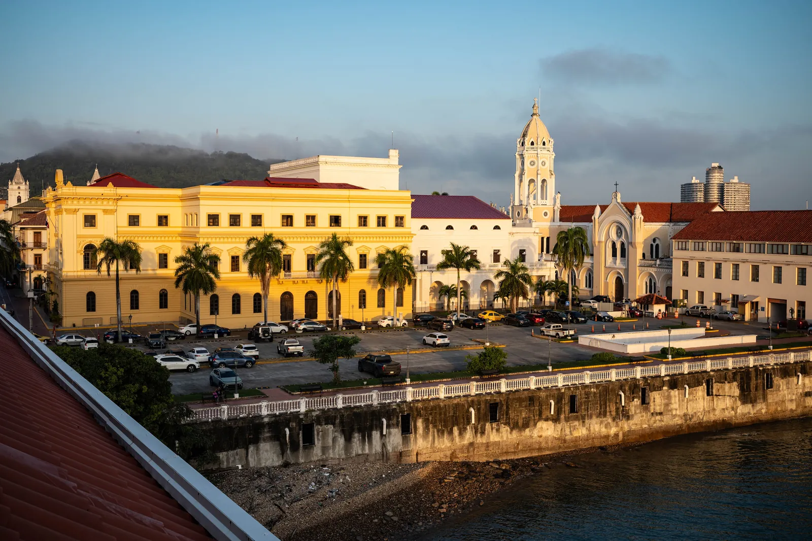 Casco Antiguo seen from the bay